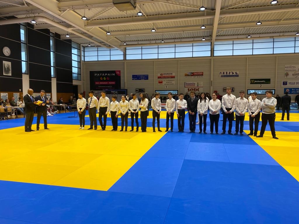 Podiums de la coupe minimes bassin nord et coupe du jeune arbitre cadet, 09/11/2023, Orléans